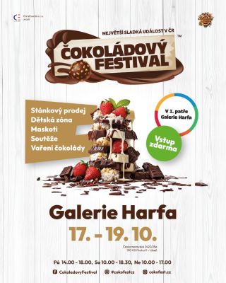 🍫✨ Čokoládový festival v Praze ✨🍫 Už tento víkend nás najdete na Čokoládovém festivalu! Přijďte si vychutnat vůni i chuť...