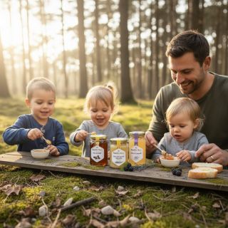☀️Vůně léta uprostřed Vánoc – tři exkluzivní francouzské medy na vašem stole 🍯 Představte si zimní večer, kdy venku padá...